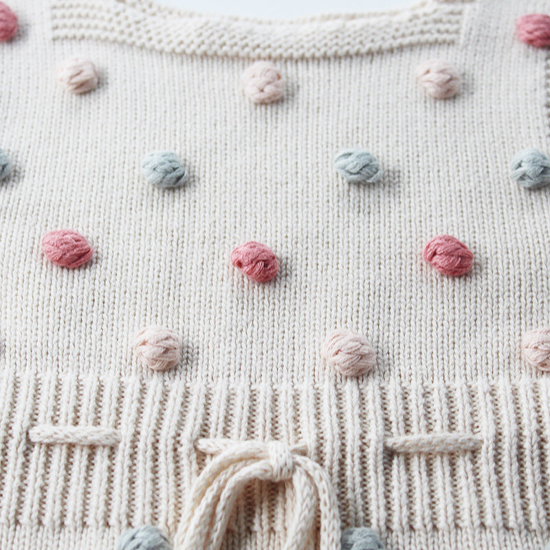 Pastel Pom Pom Romper