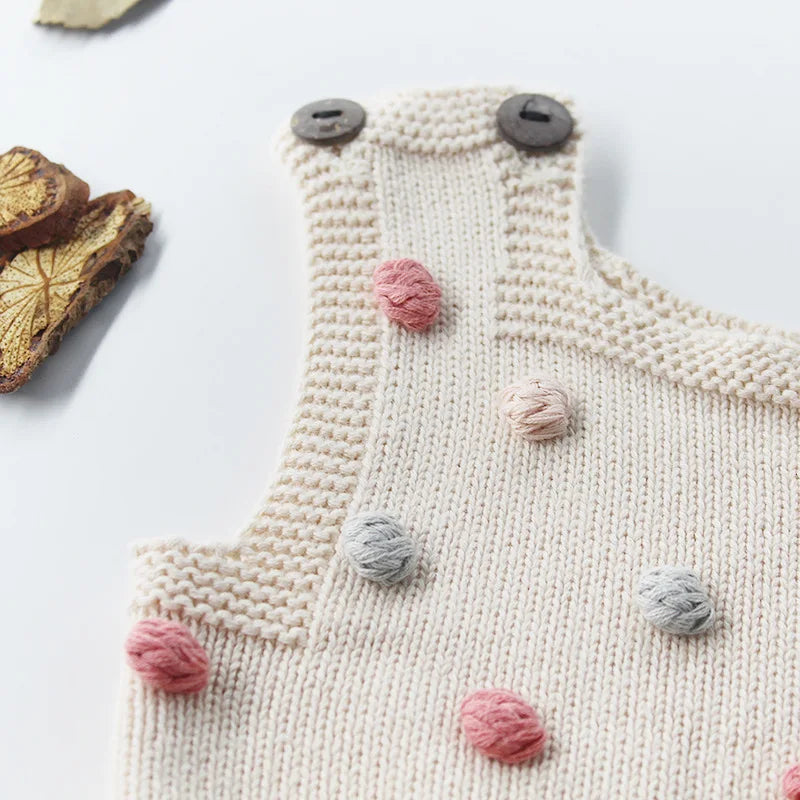 Pastel Pom Pom Romper