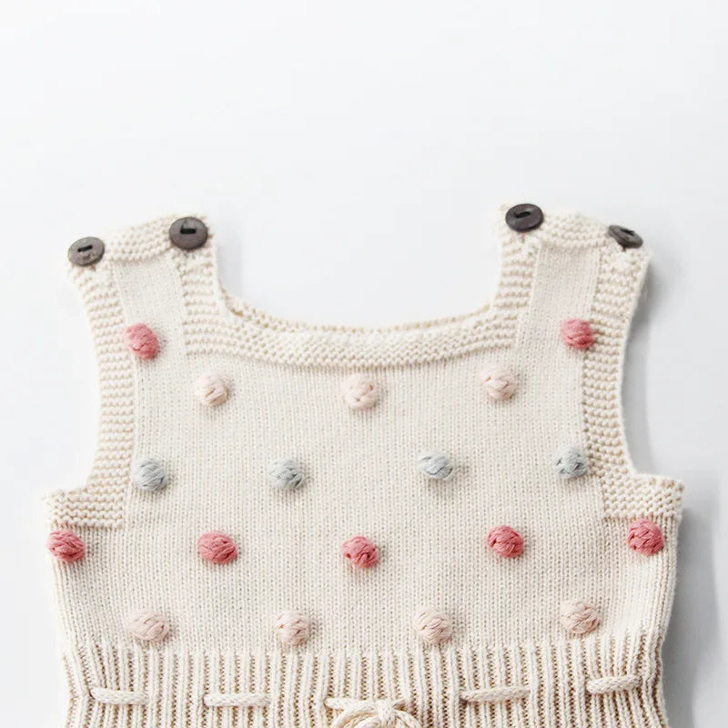 Pastel Pom Pom Romper