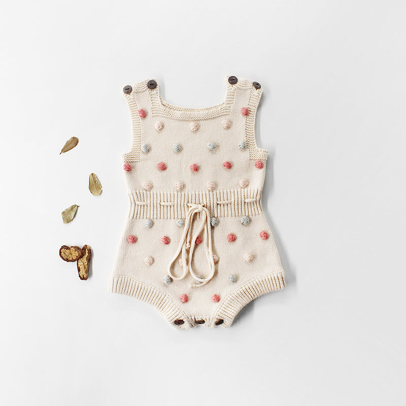 Pastel Pom Pom Romper