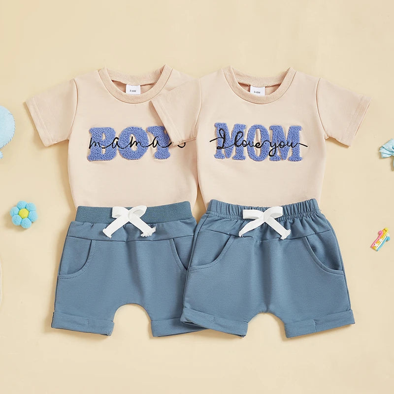 A Mama’s Boy Short Set