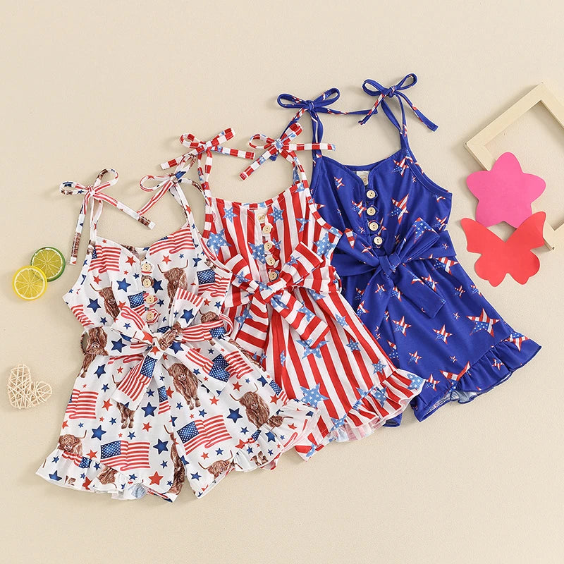 Flag Me Romper