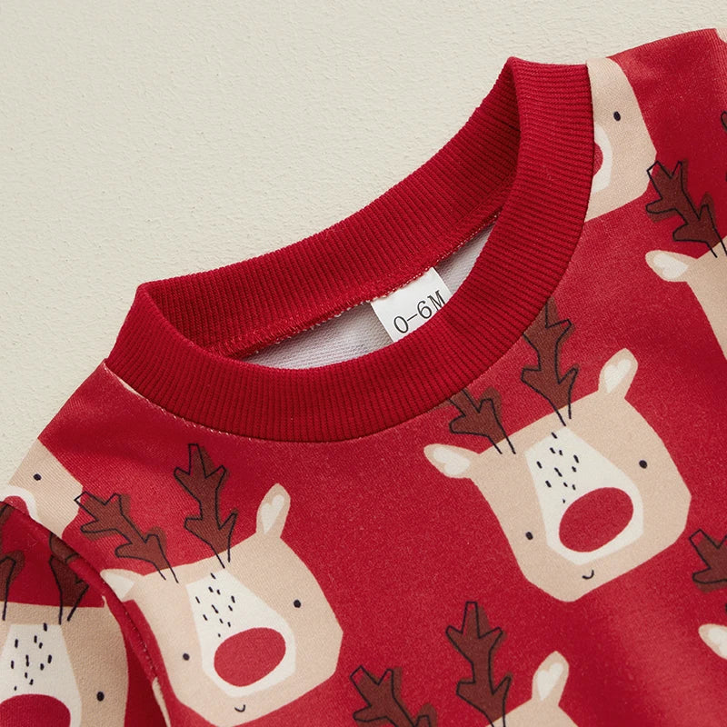 Rudolph Sweatshirt Set