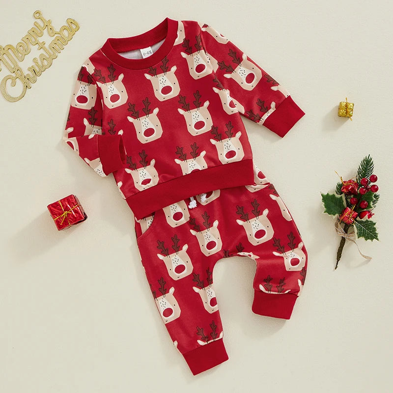 Rudolph Sweatshirt Set