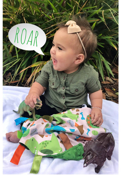 Dinosaur Crinkle Square