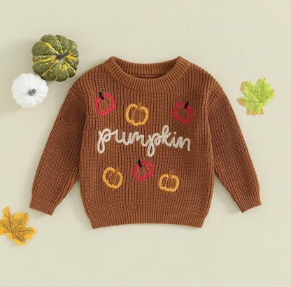 Pumpkin Knit Sweater