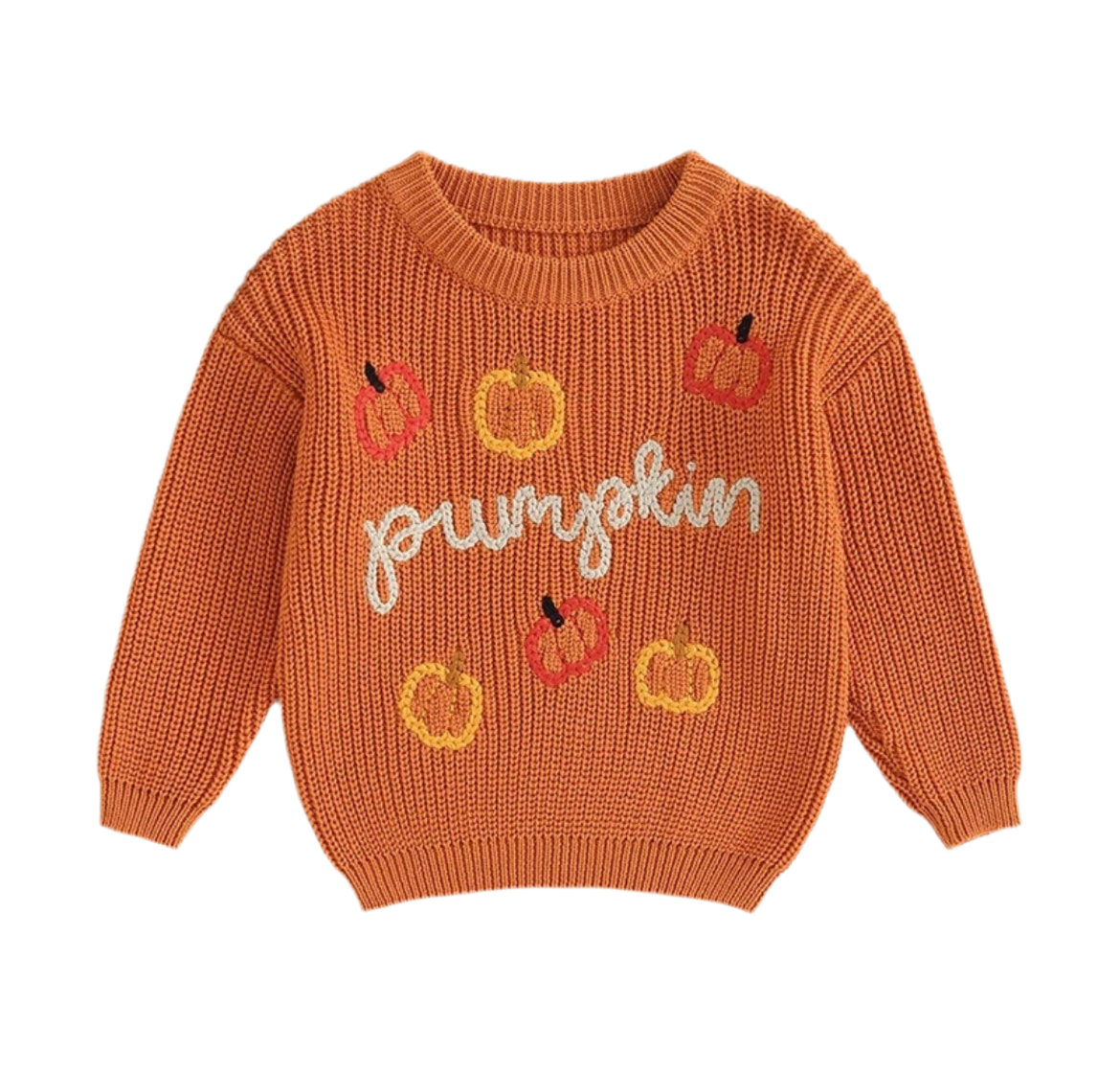 Pumpkin Knit Sweater