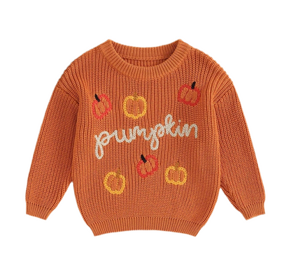 Pumpkin Knit Sweater