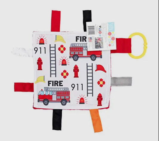 Firetruck Crinkle Square