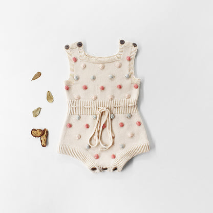 Pastel Pom Pom Romper