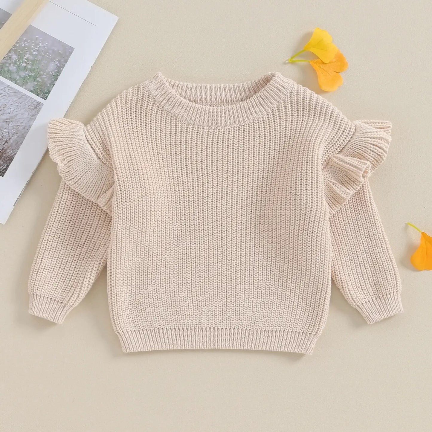 Flutter Sleeve Sweater