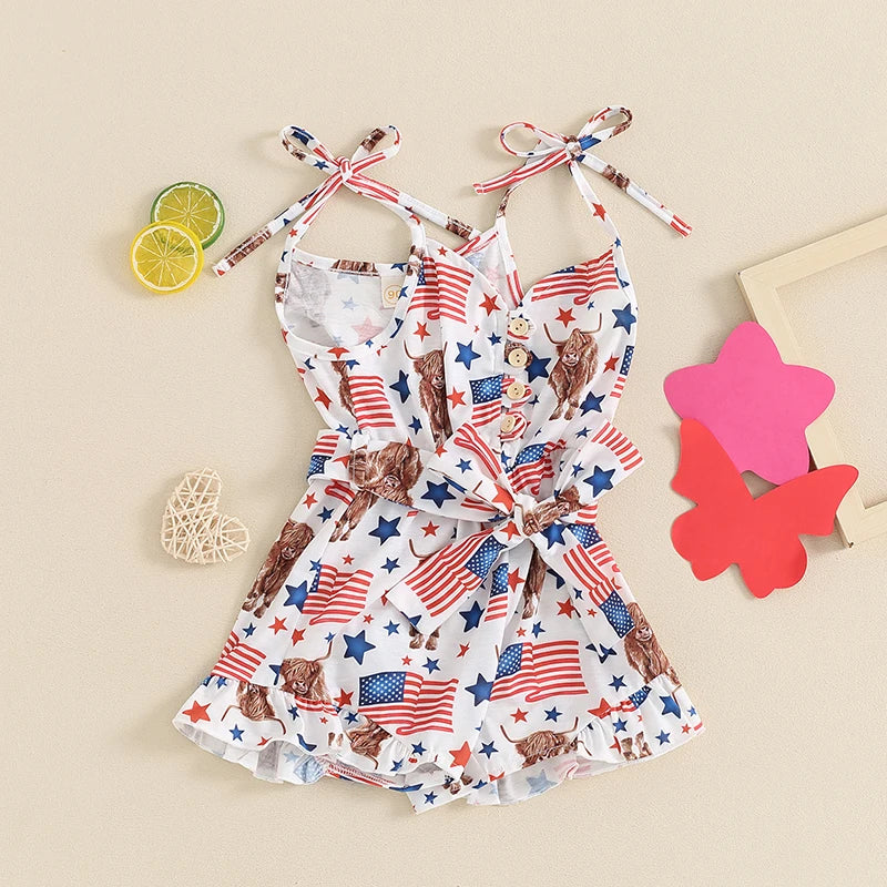 Flag Me Romper