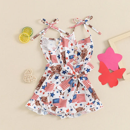Flag Me Romper