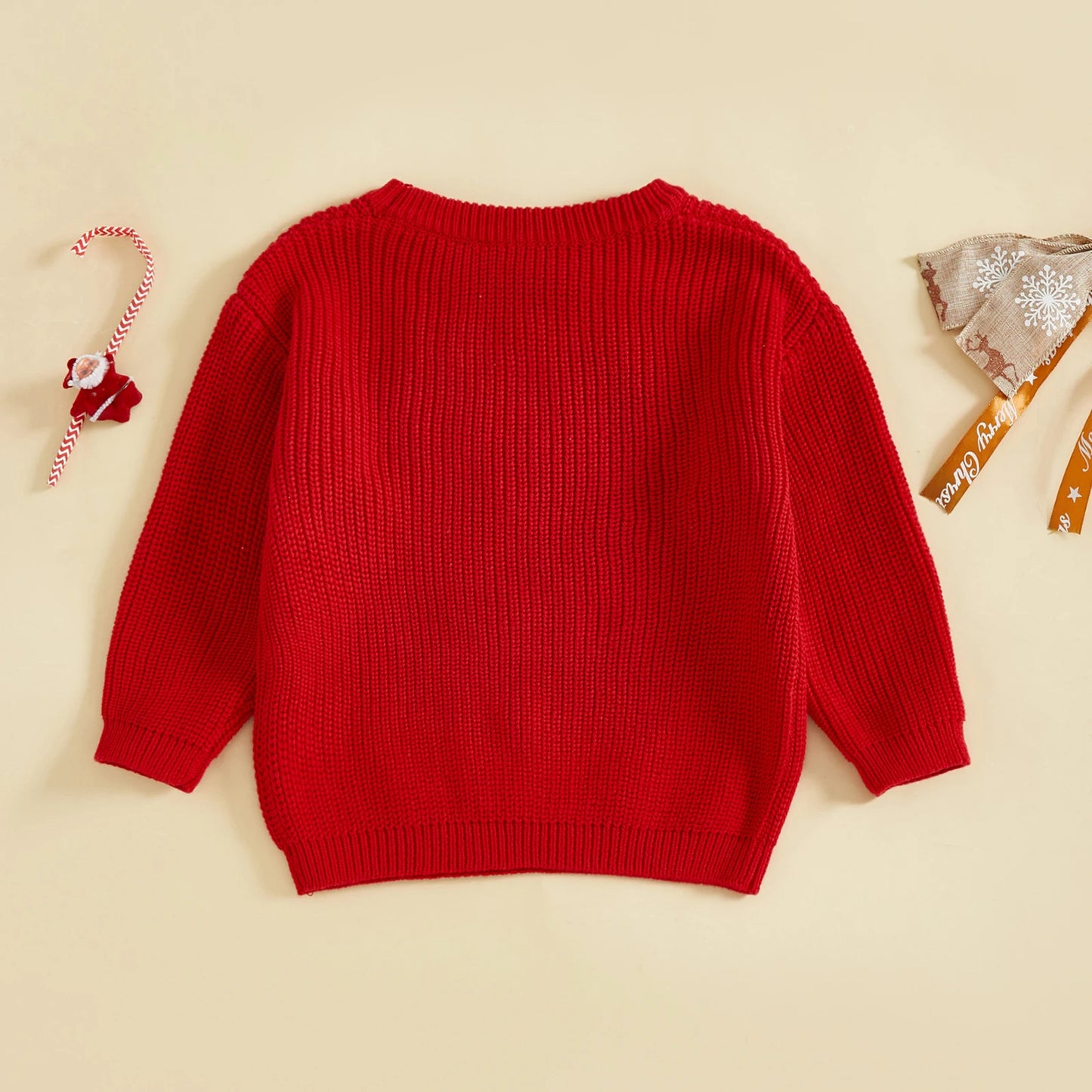 Baby Christmas Snowman Knit Sweater – Winter/Fall – Warm Pullover for Boys & Girls