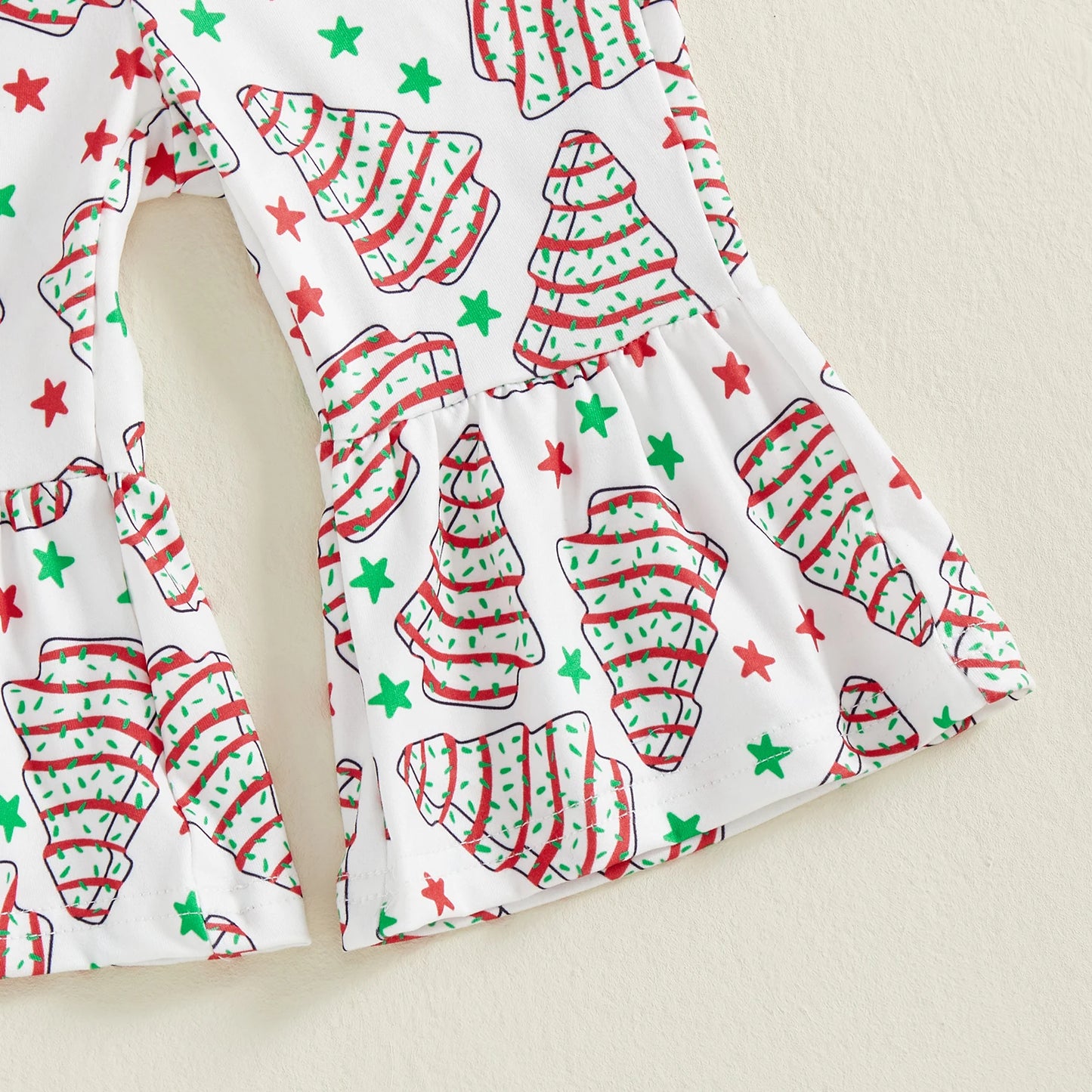 Baby Girl Christmas Tree Outfit – Holiday Winter – Toddler Set