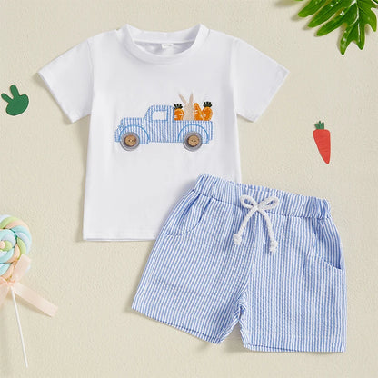 Easter Truck Short Set