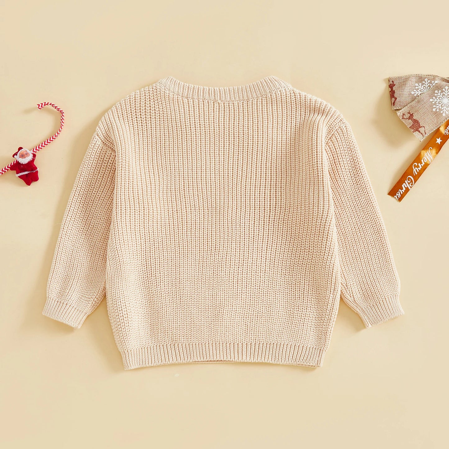 Baby Christmas Snowman Knit Sweater – Winter/Fall – Warm Pullover for Boys & Girls