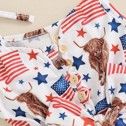 Flag Me Romper