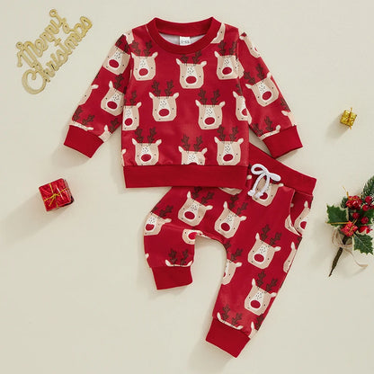 Rudolph Sweatshirt Set