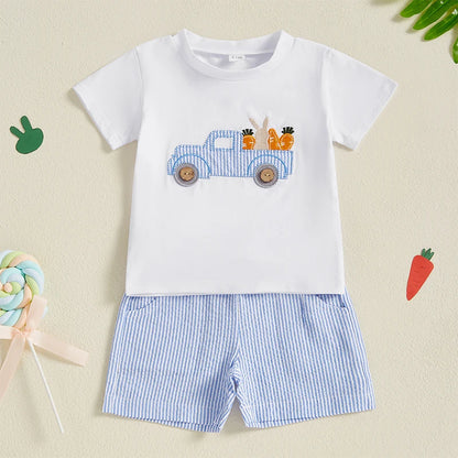 Easter Truck Short Set