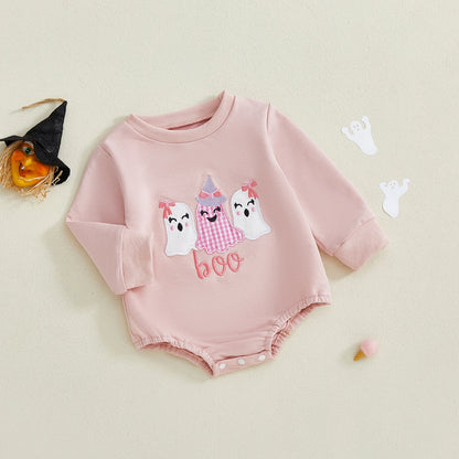 Baby Girl Halloween Romper – Fall – Toddler Jumpsuit Outfit
