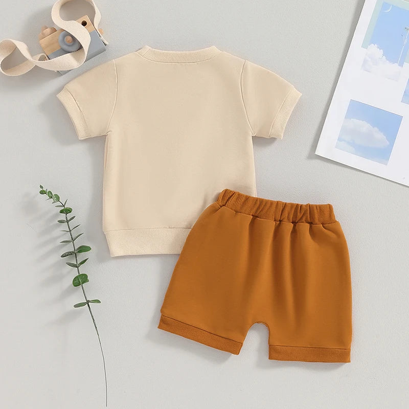 Mama’s boy shirt and shorts clothes set