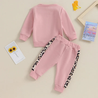 Leopard Print Mama's Mini Pant Set
