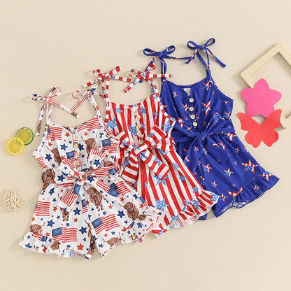 Flag Me Romper