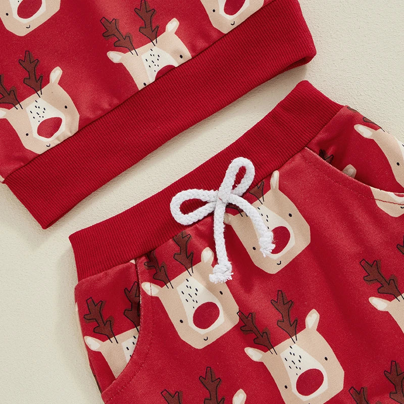 Rudolph Sweatshirt Set