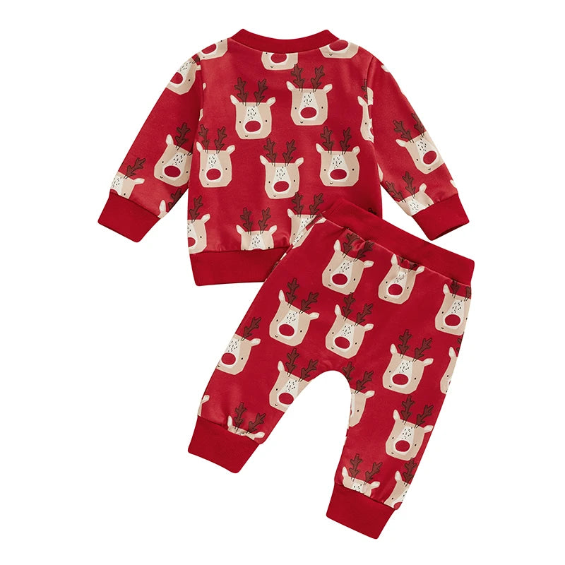 Rudolph Sweatshirt Set