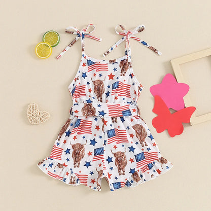 Flag Me Romper