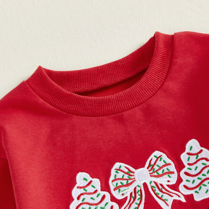 Baby Girl Christmas Tree Outfit – Holiday Winter – Toddler Set