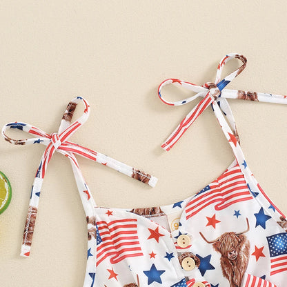 Flag Me Romper